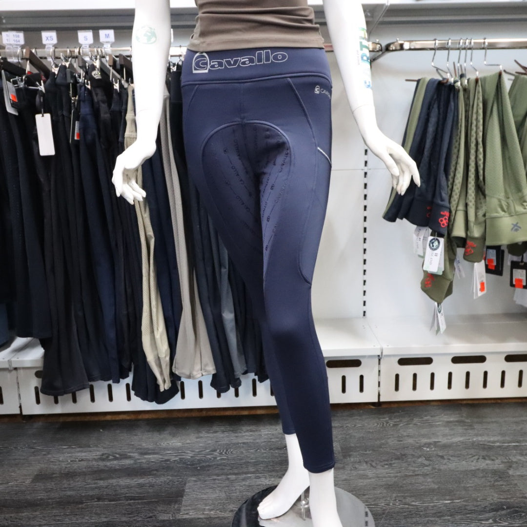 CAVALLO - Damen Reitleggings CAVALLLIZ GRIP RL - Dunkel Blau