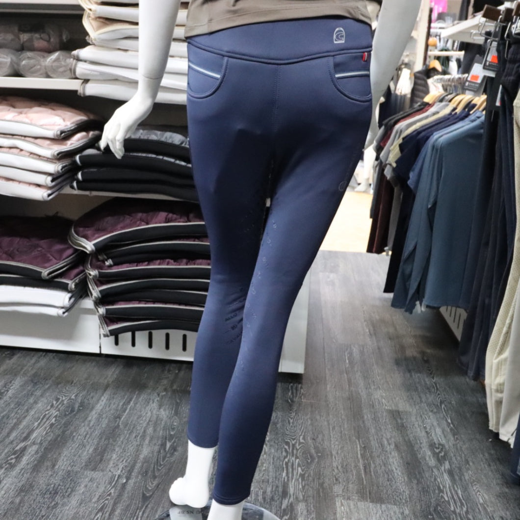 CAVALLO - Damen Reitleggings CAVALLLIZ GRIP RL - Dunkel Blau