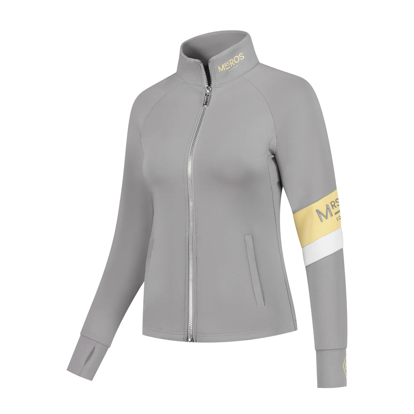 MRS. ROS SOFTSHELL TRAINING JACKET SUPERIOR STRIPE TOPPING GREY