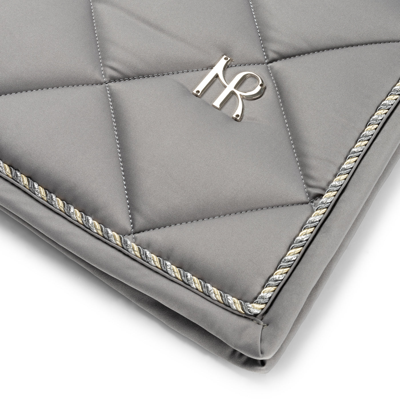 ICONIC DRESSAGE SADDLE PAD - TOPPING GREY