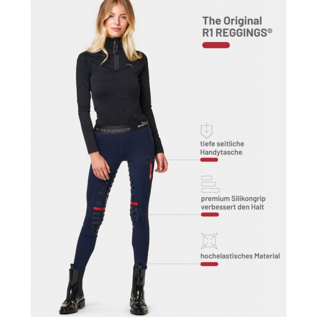eaSt REGGINGS® R1 Reitleggins Midnight Blue
