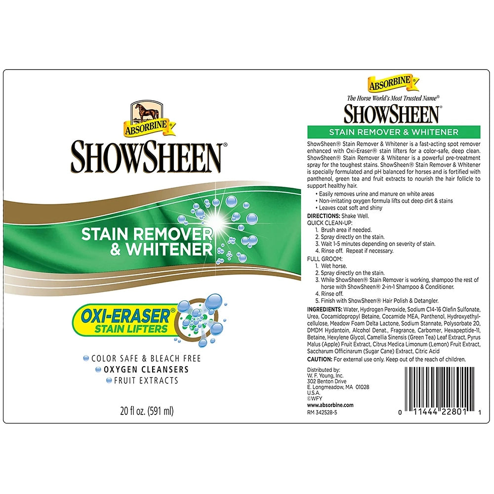 ABSORBINE ShowSheen Stain Remover - 591 ml