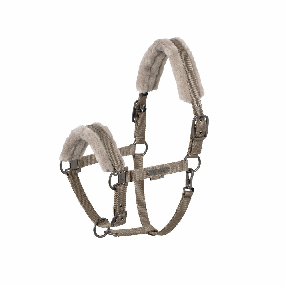 Eskadron Halfter DOUBLE PIN FAUX FUR "PLATINUM 25"