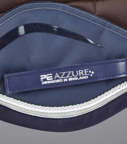Premier Equine -Azzure Anti-Slip Satin Dressage Square - Brown/Full