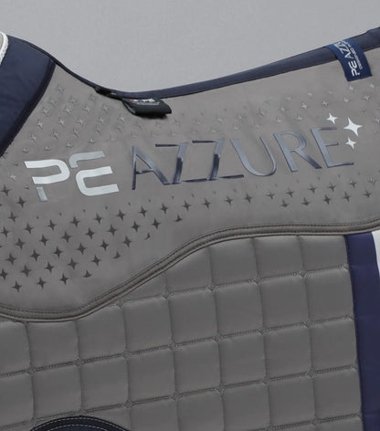 Premier Equine -Azzure Anti-Slip Satin GP/Jump Square - Grey/Full