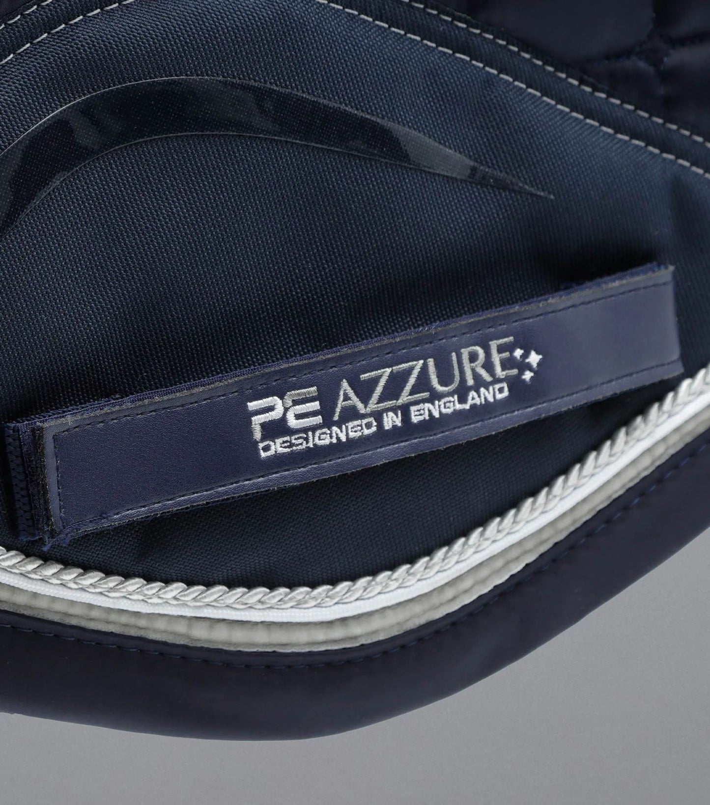 Premier Equine -Azzure Anti-Slip Satin GP/Jump Square - Navy/Full