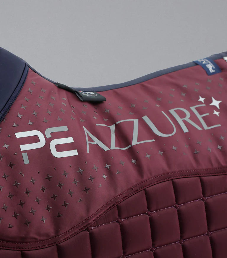 Premier Equine -Azzure Anti-Slip Satin GP/Jump Square - Wine/Full