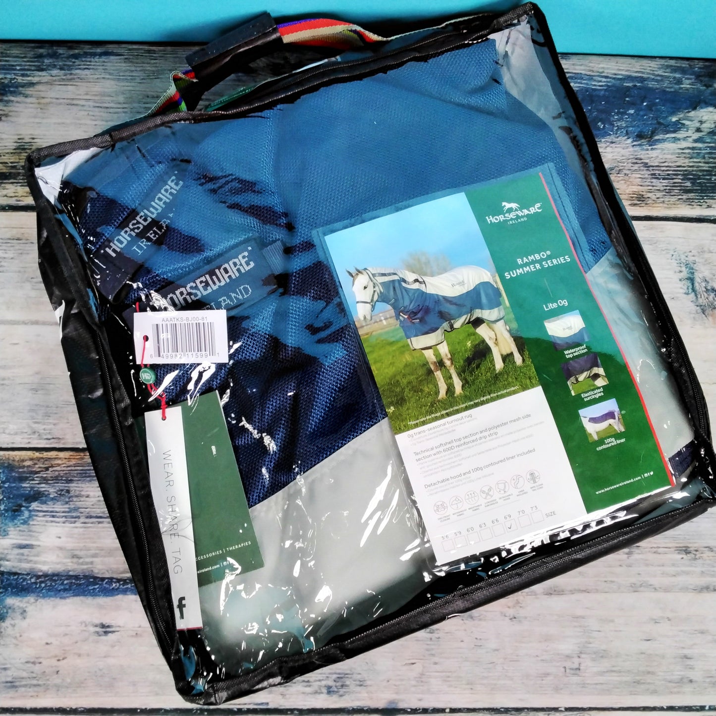 Horseware Ireland RAMBO SUMMER SERIES 0g - Navy/Silber