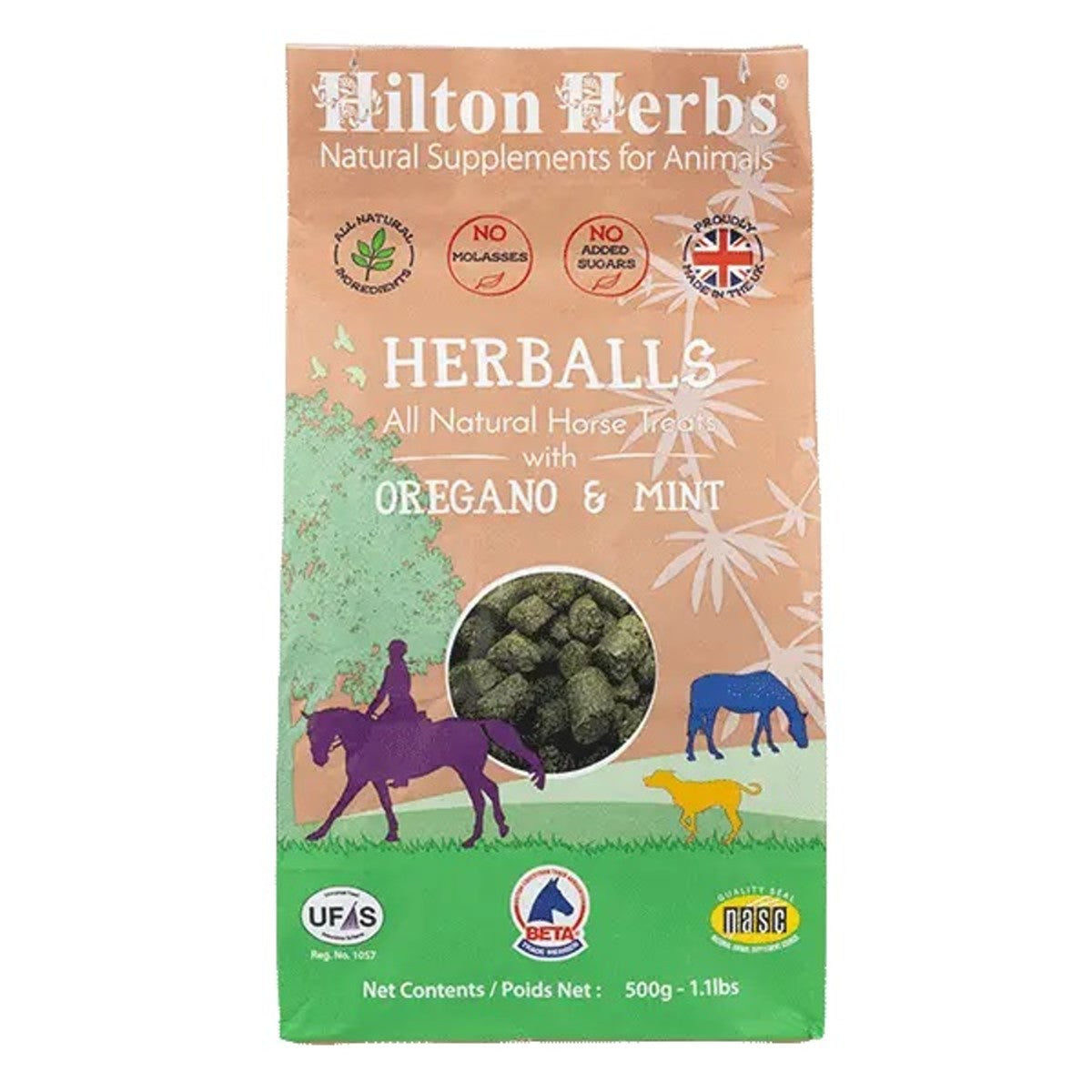 Hilton Herbs - Herballs Oregano & Minze (Leckerlie) melassefrei