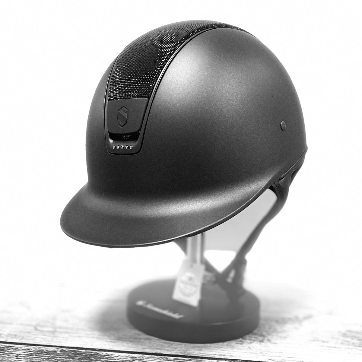 Samshield Reithelm "Shadowmatt Shimmer" schwarz Größe M (55-58 cm)