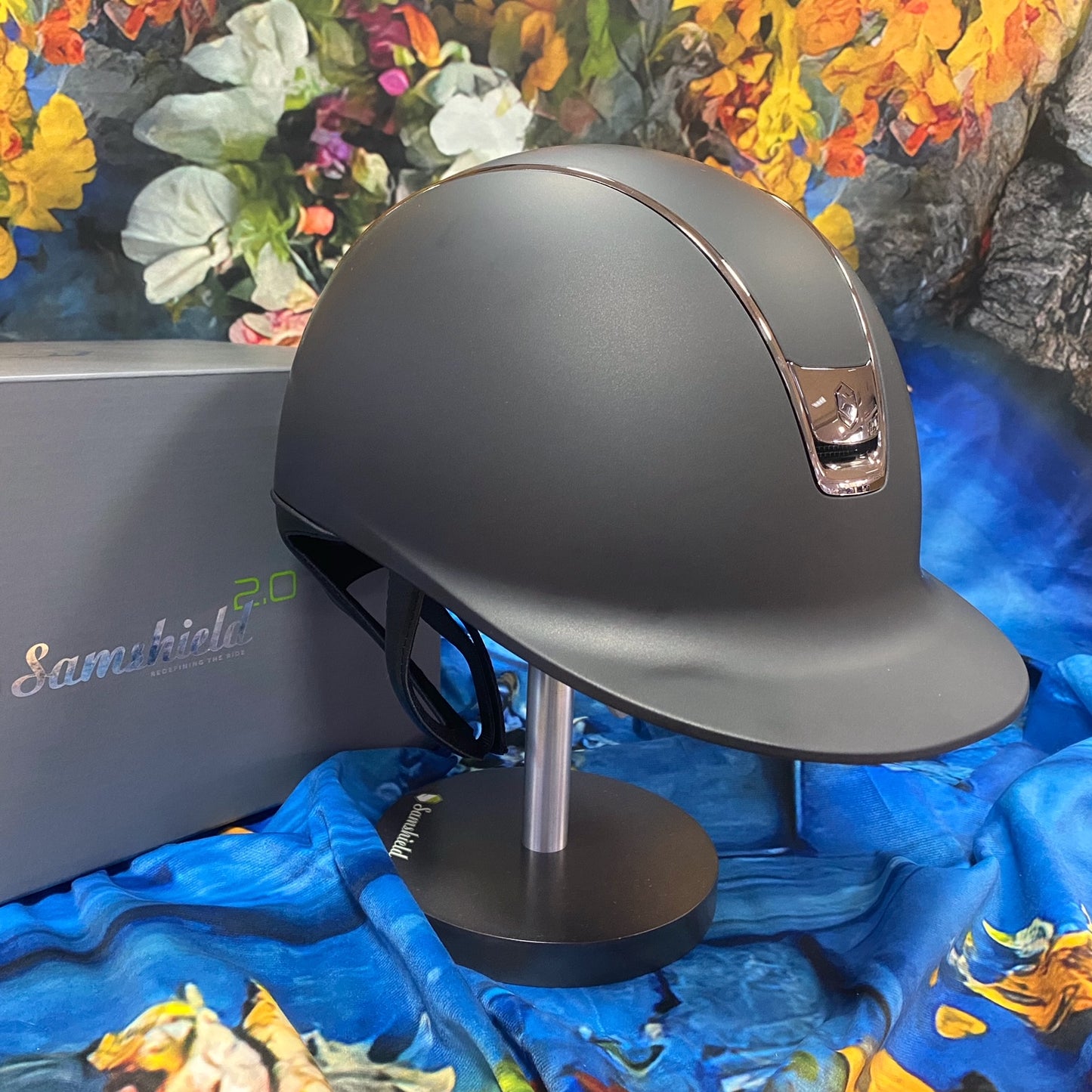 Samshield Reithelm "Shadow 2.0" schwarz Standard Größe L (57-61 cm)