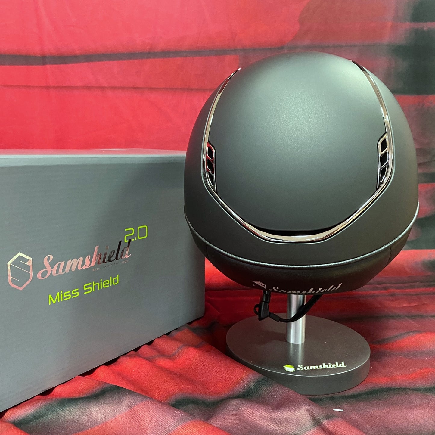 Samshield Reithelm MissShield "Shadow 2.0" schwarz Standard Größe M (55-58 cm)