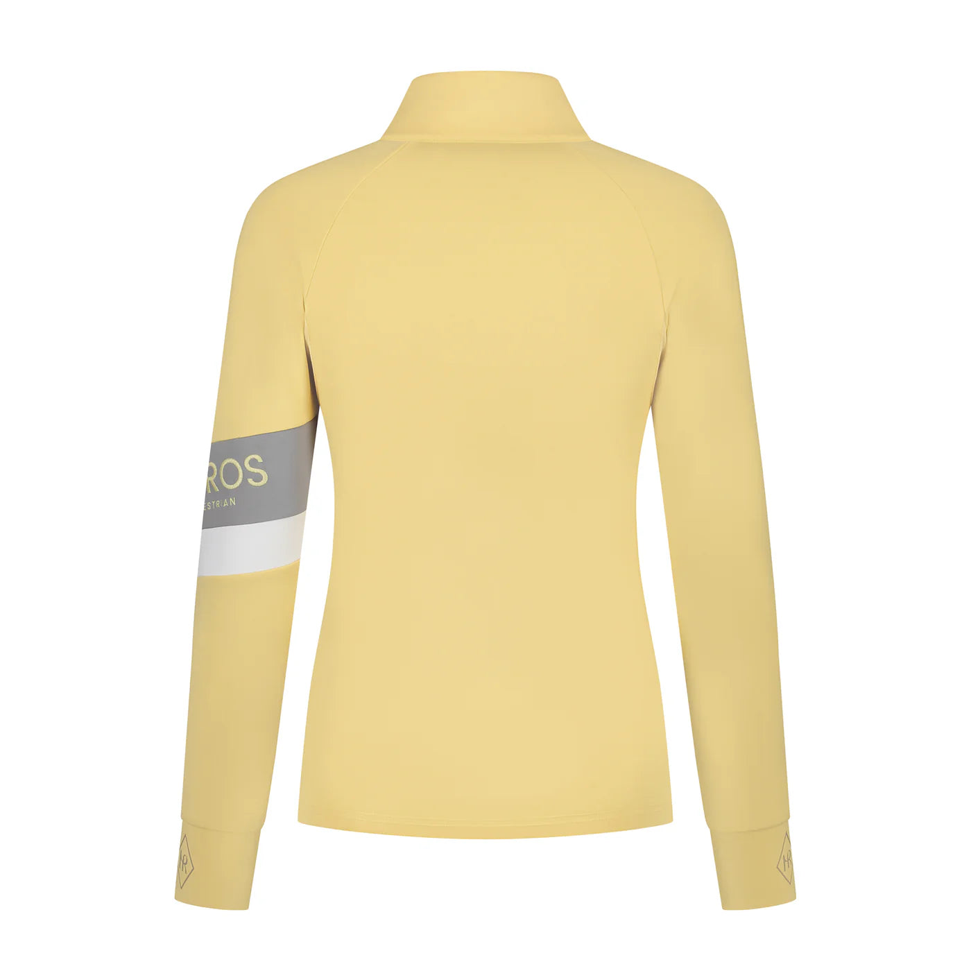 MRS. ROS SOFTSHELL TRAINING JACKET STRIPE SUPERIOR SOFT YELLOW