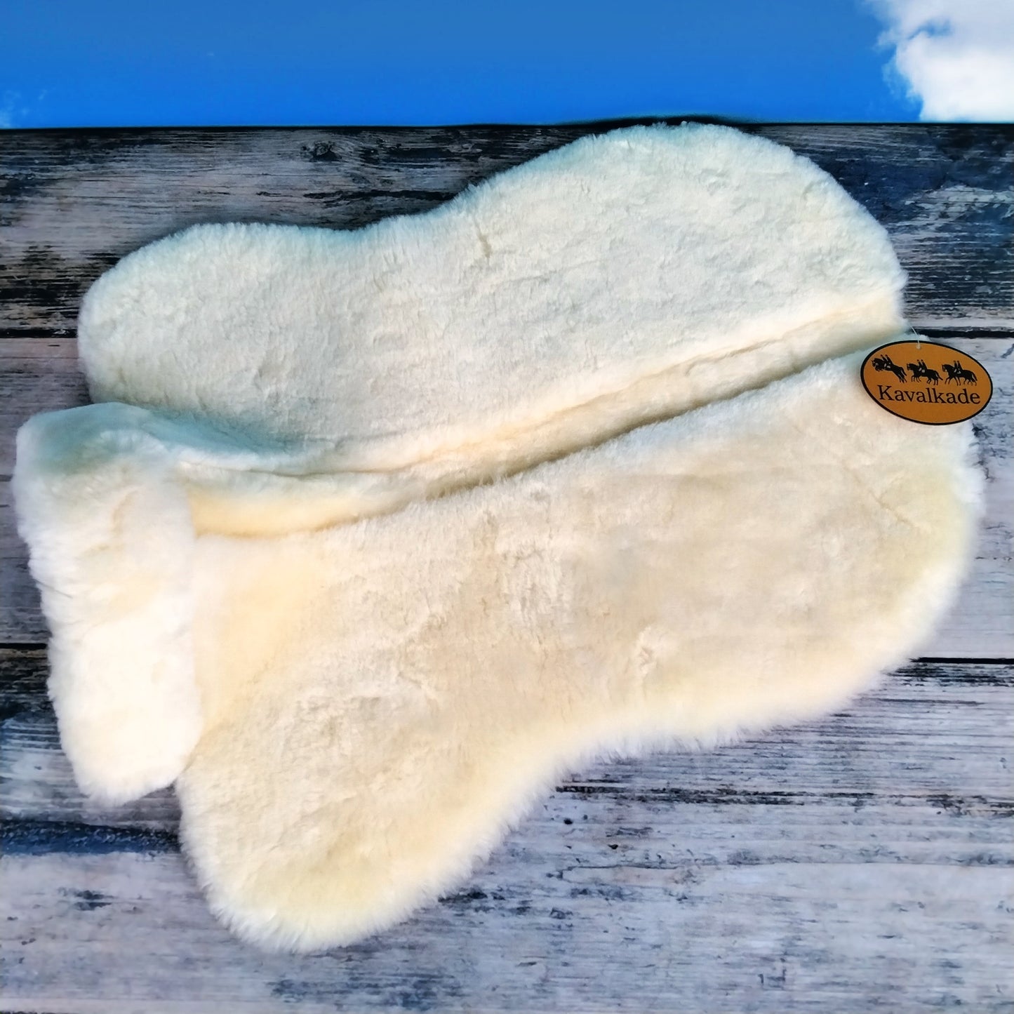 Kavalkade - Sattelkissen Pure Lammfell - Natur
