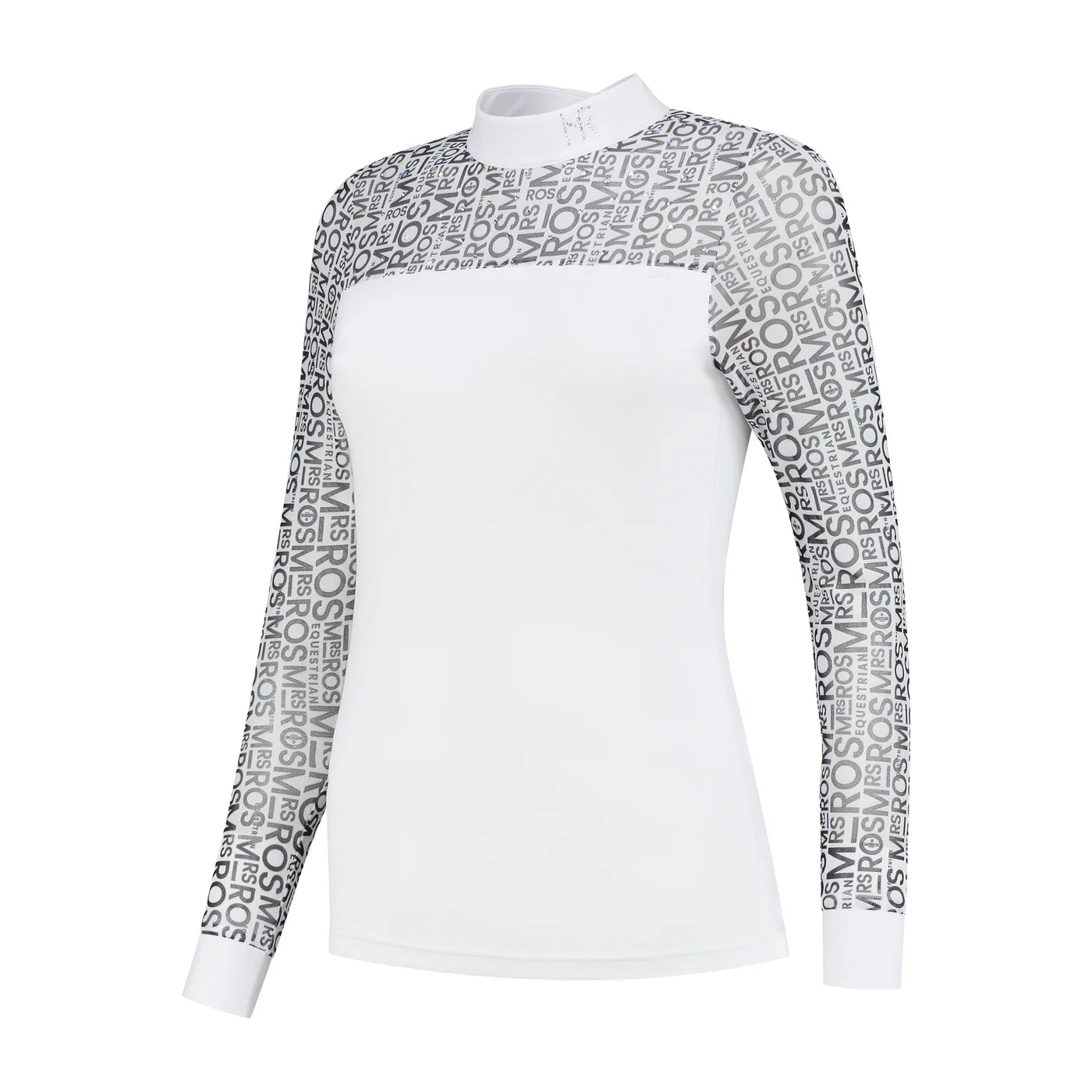 MRS. ROS COMPETITION TOP MESH LOGO LONG SLEEVE