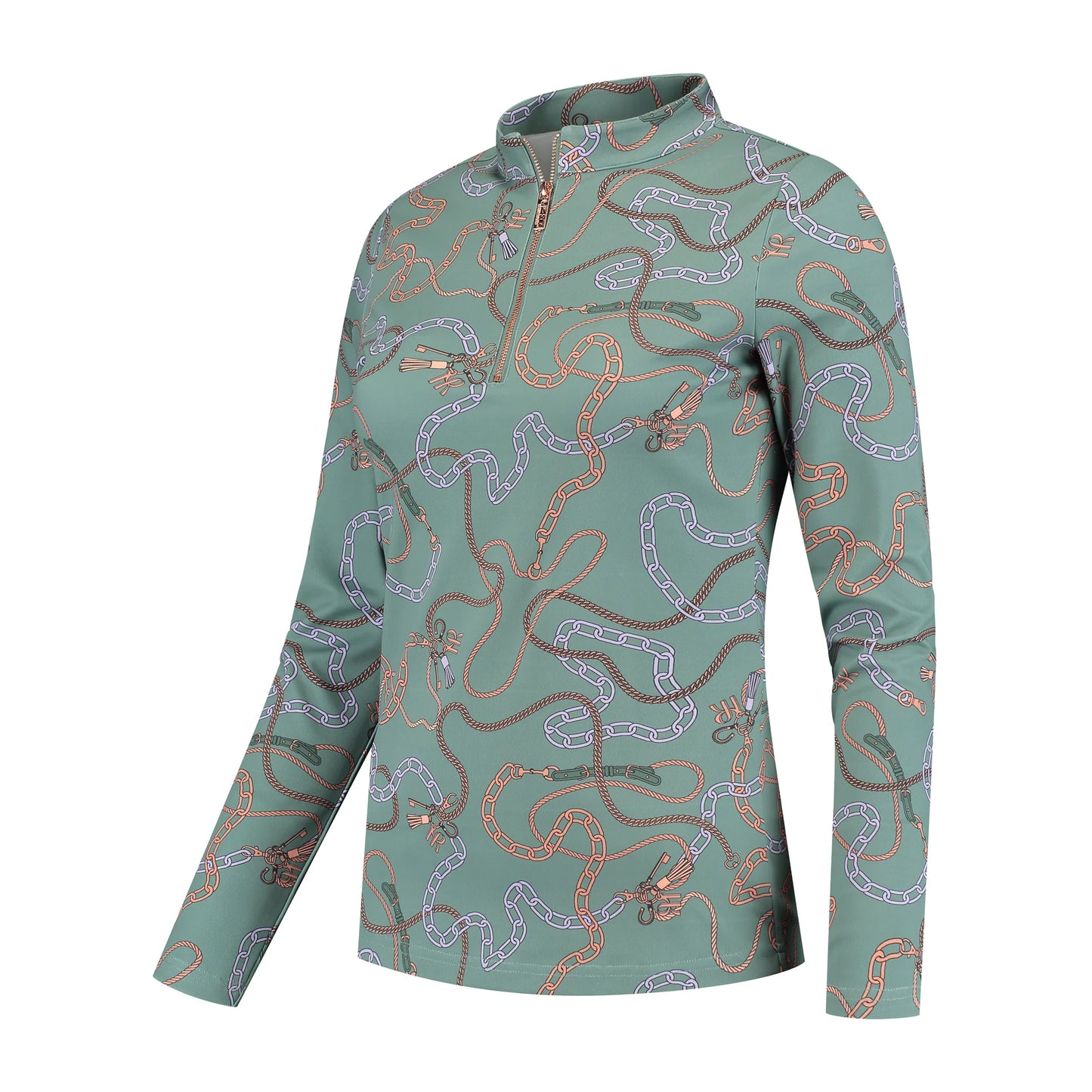 MRS. ROS Long Sleeve Training Top Chain - Lavender Fields