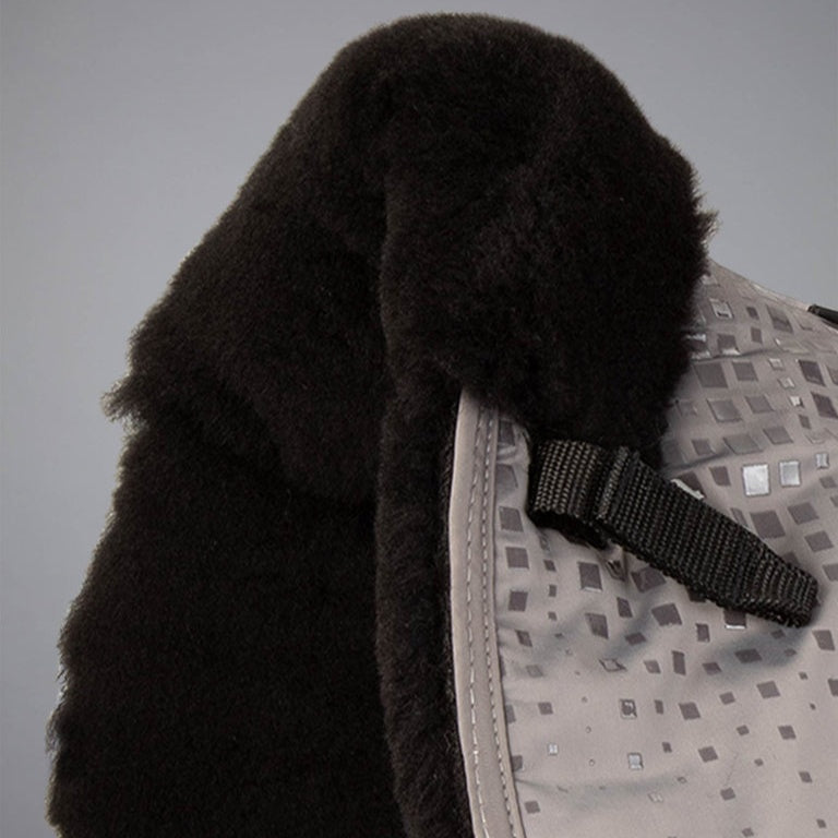 Premier Equine - Capella Close Contact Merino Wool Dressage Square - Grau/Schwarzes Fell/Full