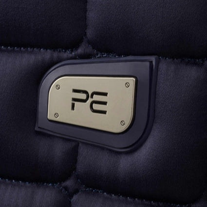 Premier Equine - Capella Close Contact Merino Wool Dressage Square - Navy/Natural Fell/Full