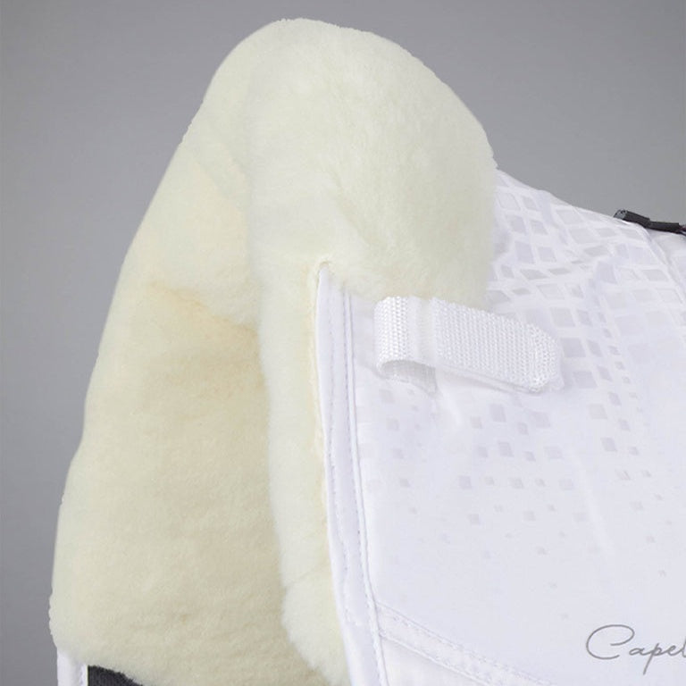 Premier Equine - Capella Close Contact Merino Wool Dressage Square - Weiß/Natural Fell/Full