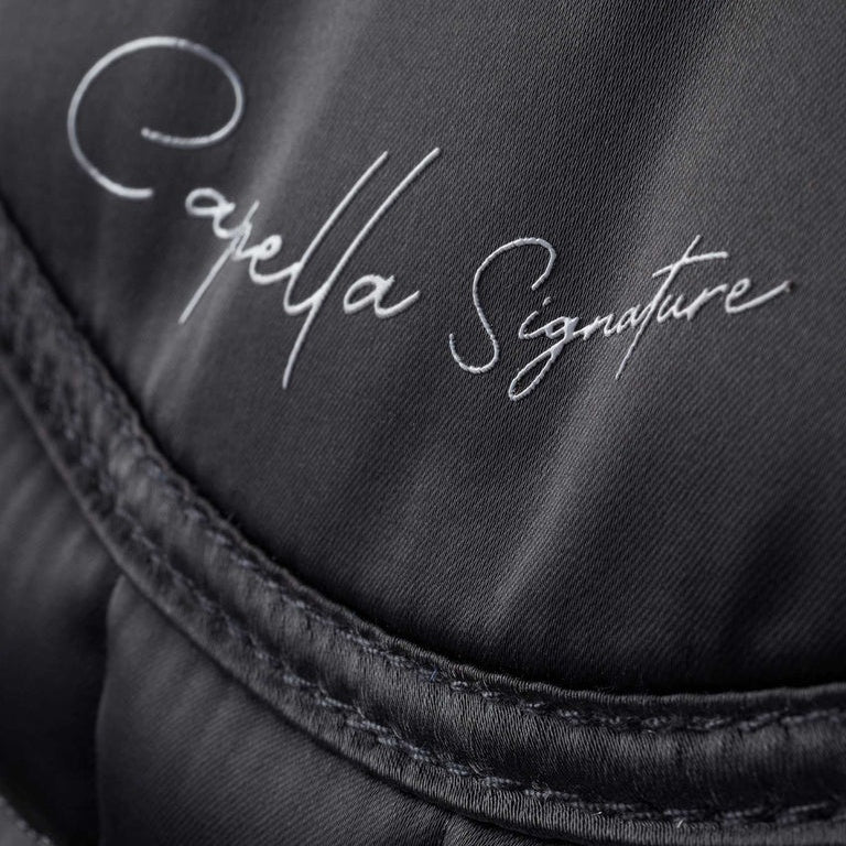 Premier Equine - Capella Close Contact Merino Wool Dressage Square - Schwarz/Schwarz Fell/Full