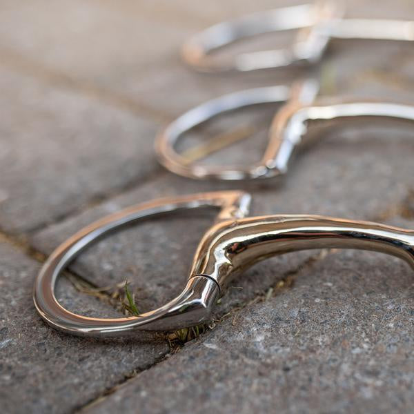 Sprenger - Dynamic RS Olivenkopftrense mit D-förmigem Ring 14 mm doppelt gebrochen