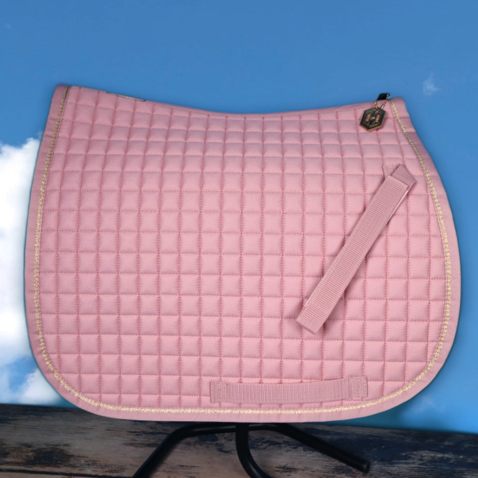 Eskadron COTTON Saddle Cloth - Pearl Rose