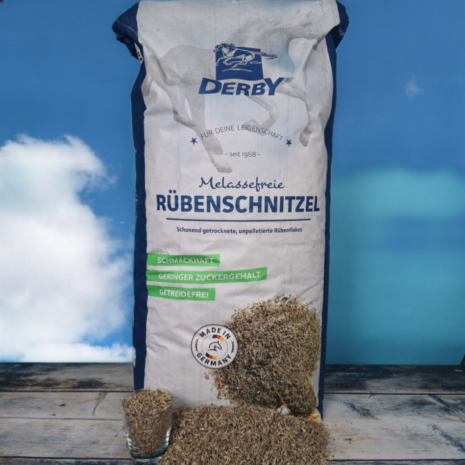 DERBY Rübenschnitzel melassefrei - für die Verbesserung der Verdauung