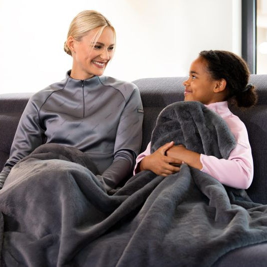 Eskadron Cosy Sofadecke - Grau