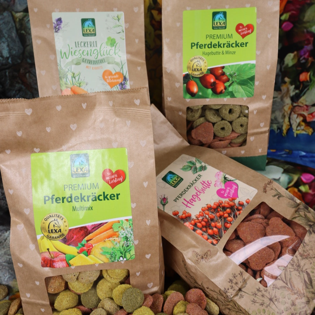 Lexa - Pferdekräcker Hagebutte & Minze