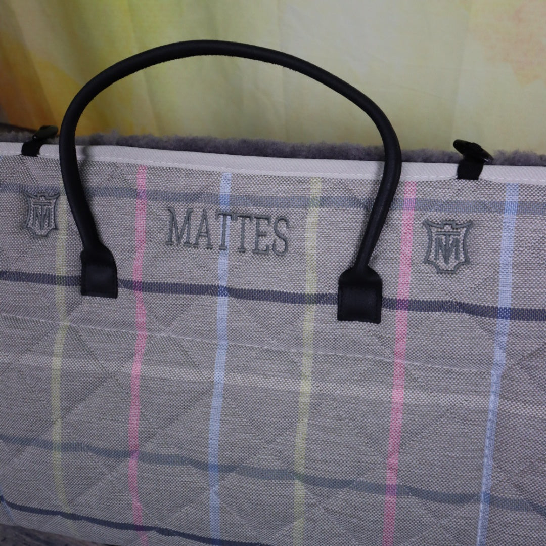 MATTES Hundebett Senegal mit Lammfell