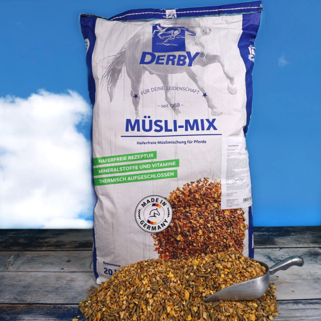 DERBY Müsli Mix - für eine ausgewogene Pferdeernährung