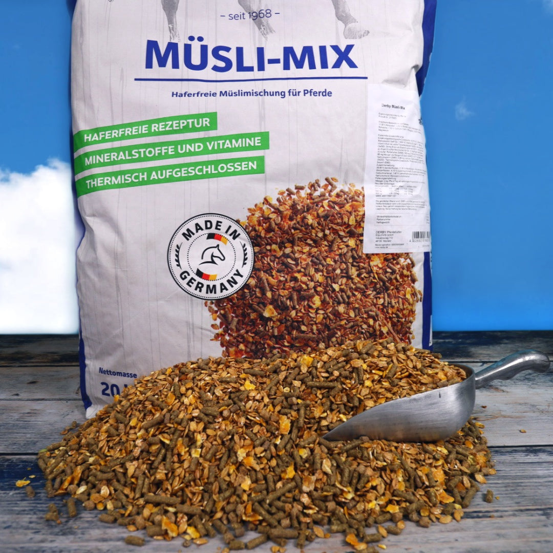 DERBY Müsli Mix - für eine ausgewogene Pferdeernährung