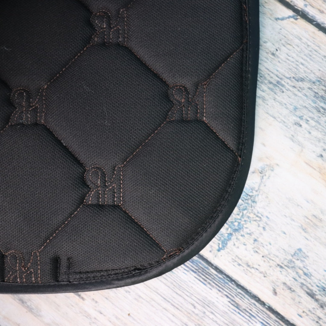 MRS. ROS - Charmer Dressage Saddle Pad - Hot Chocolate