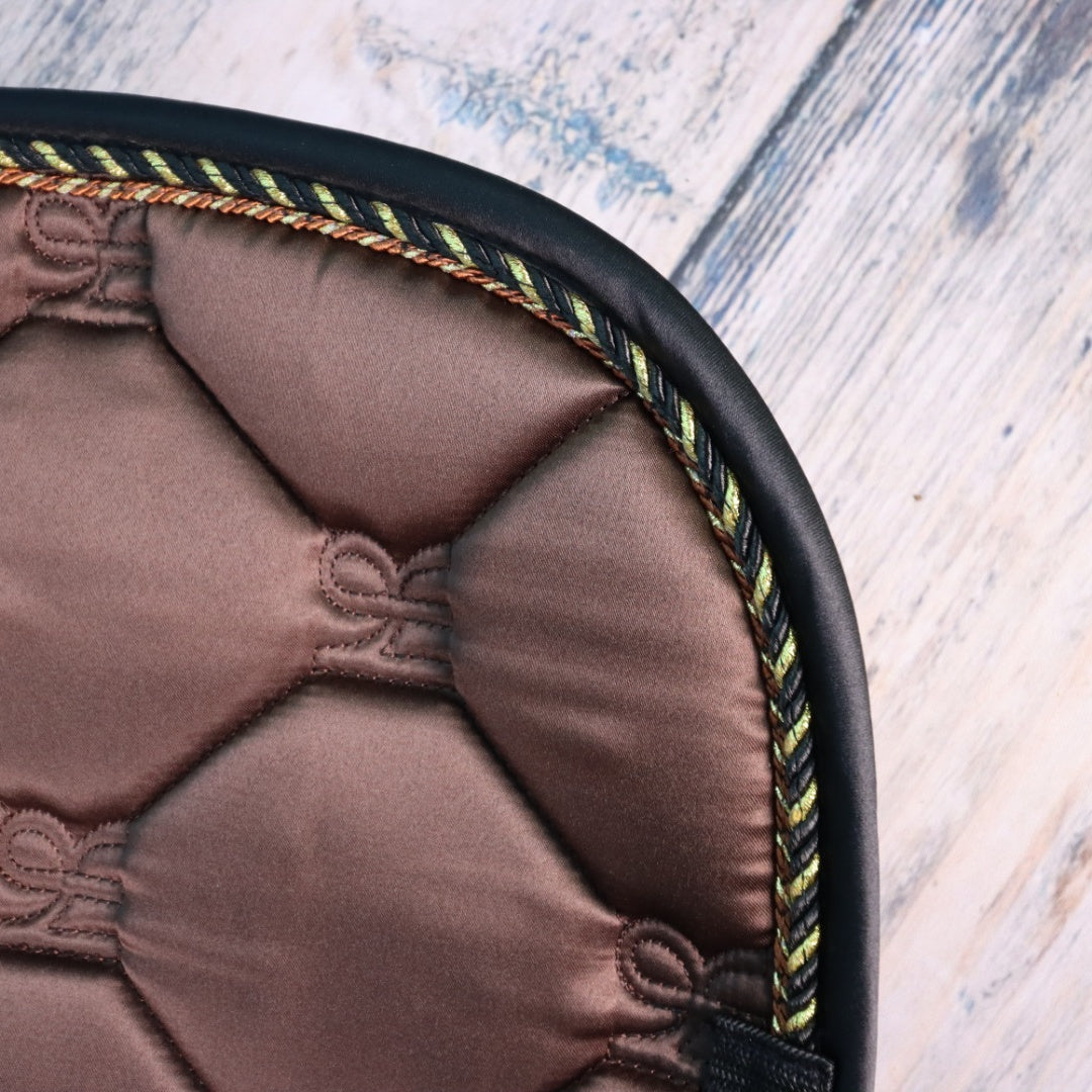 MRS. ROS - Charmer Dressage Saddle Pad - Hot Chocolate