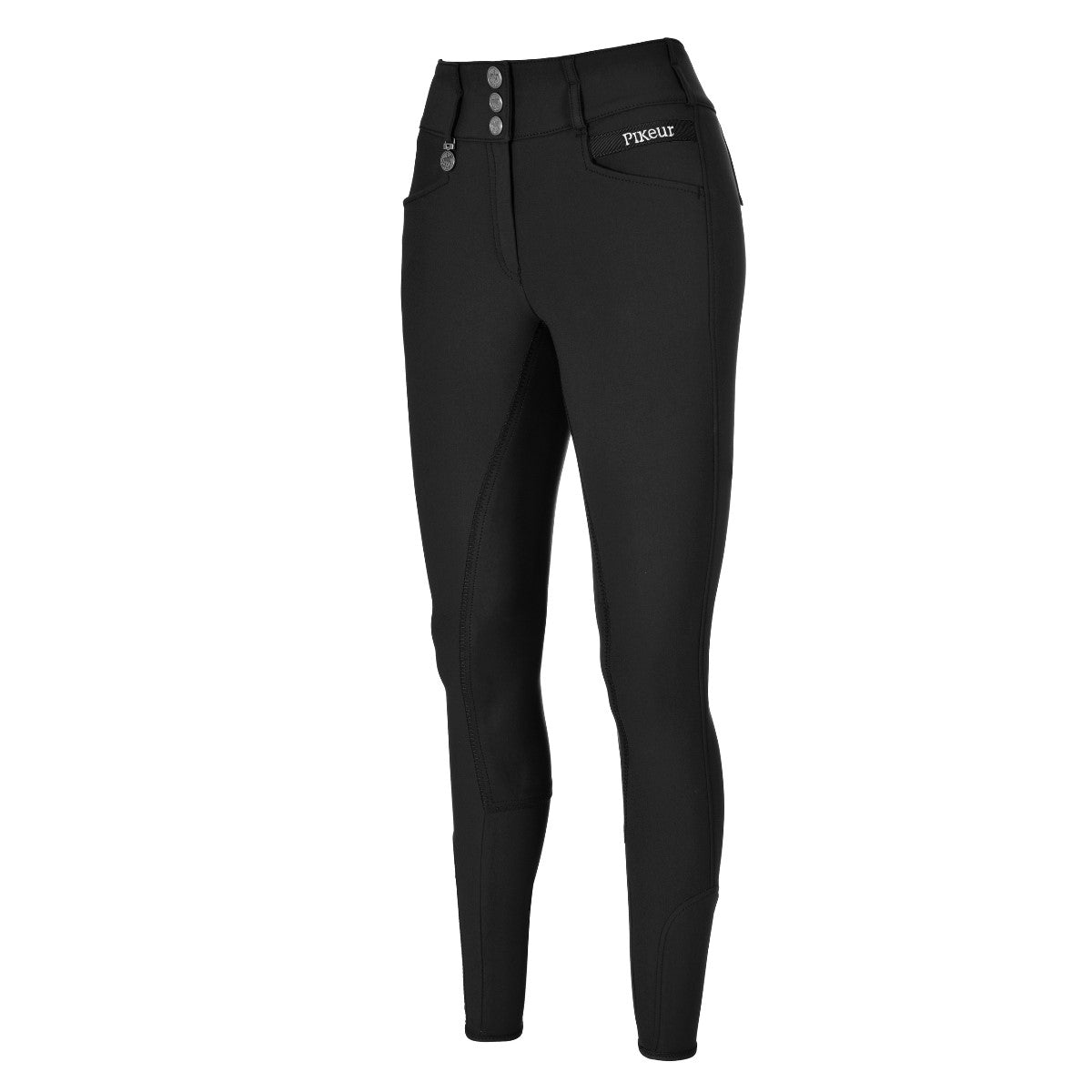 PIKEUR Reithose Candela Winter Corkshell/McCrown-Besatz - schwarz