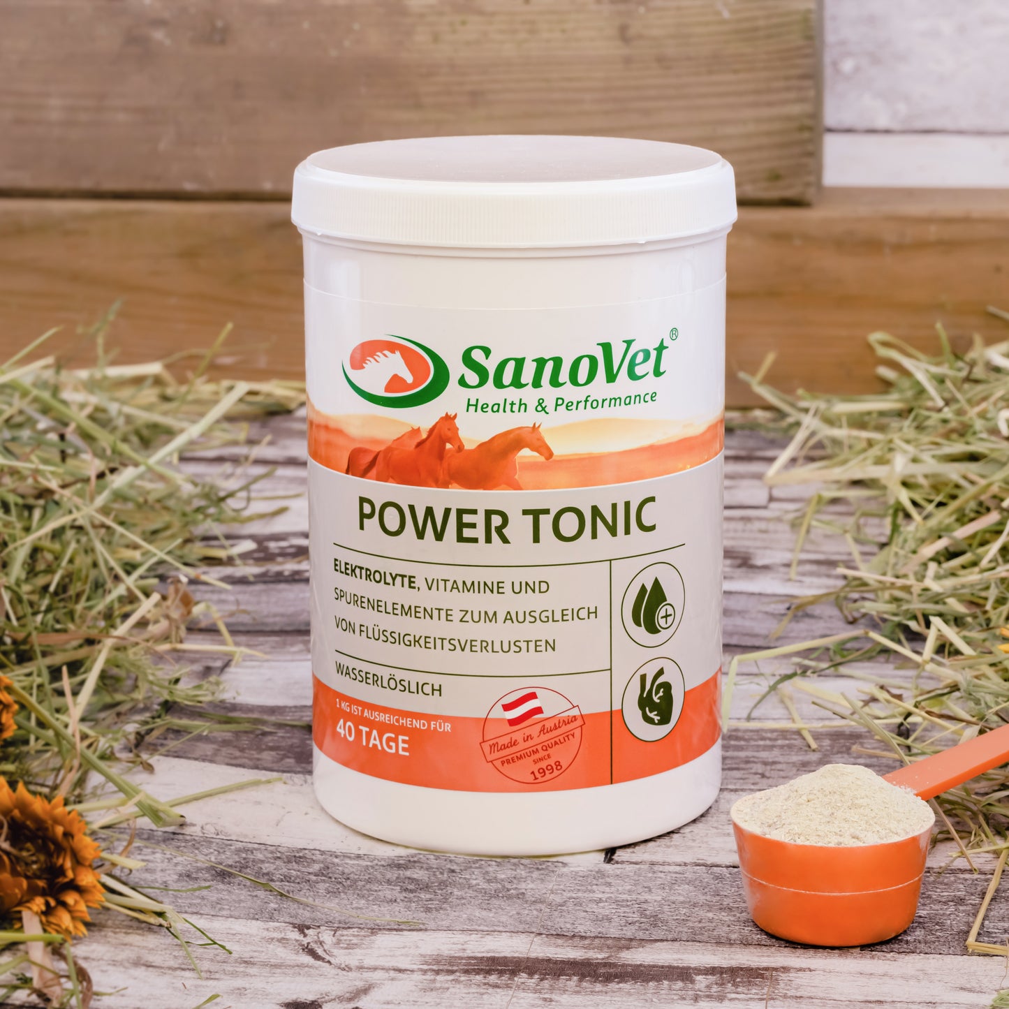 SanoVet POWER TONIC - Elektrolyte dienen dem Ausgleich von Schweißverlusten