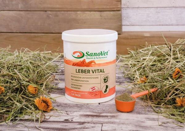 SanoVet Leber Vital - Eine gesunde Leber ist als "Entgiftungsorgan" besonders wichtig! LEBER VITAL ist getreide- und zuckerfrei!