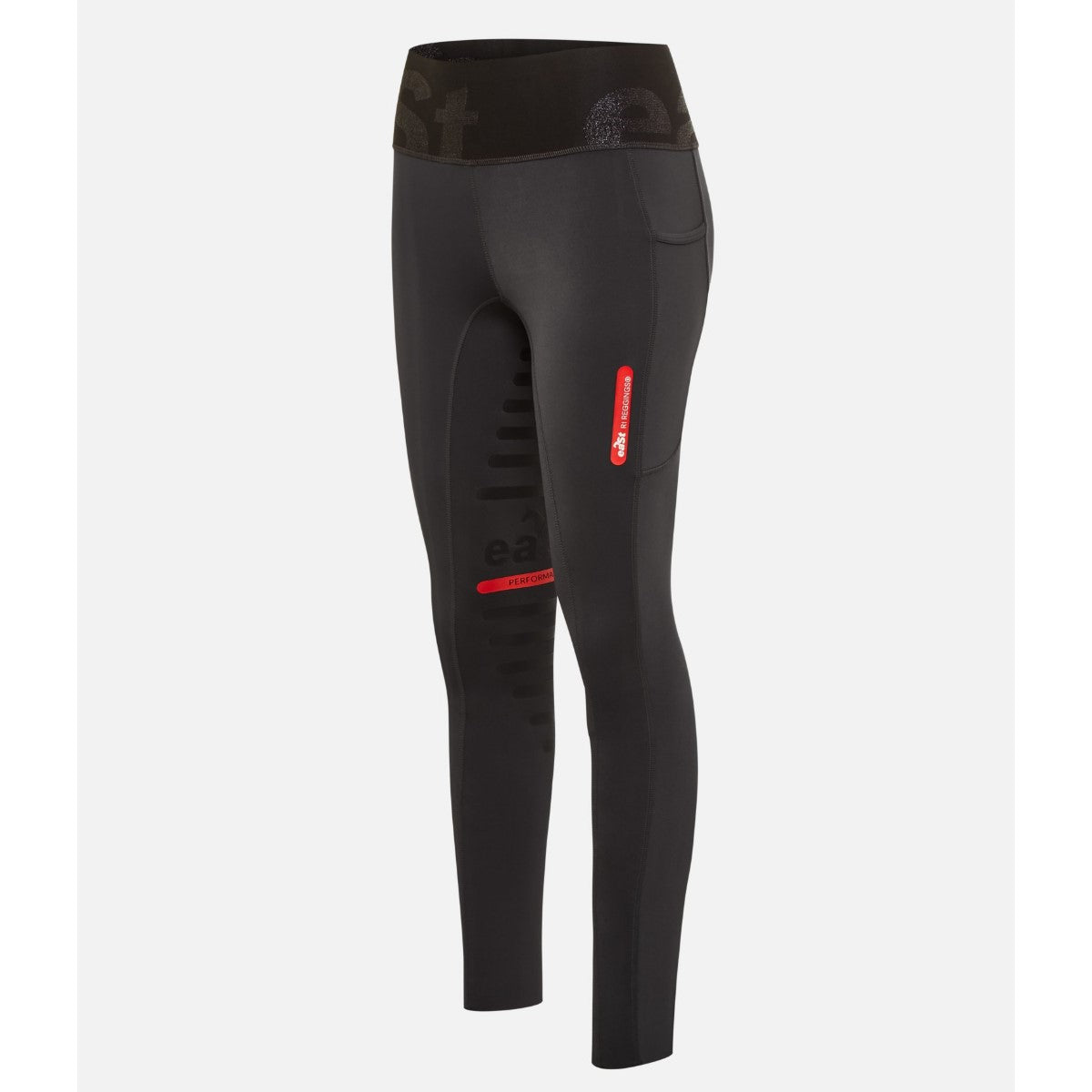 eaSt REGGINGS® R1 Reitleggins Sparkle Highwaist Midseason- black für Damen