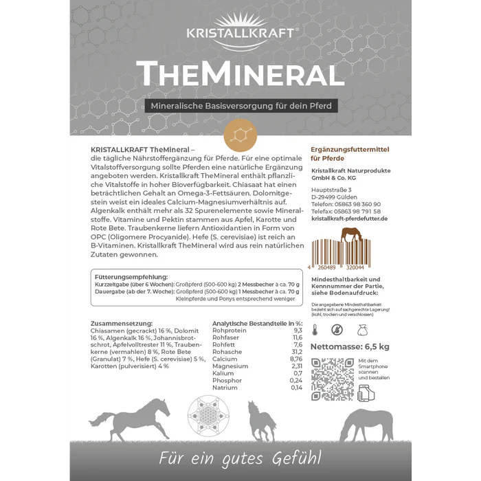 Kristallkraft TheMineral - organische Basisversorgung mit Vitalstoffen