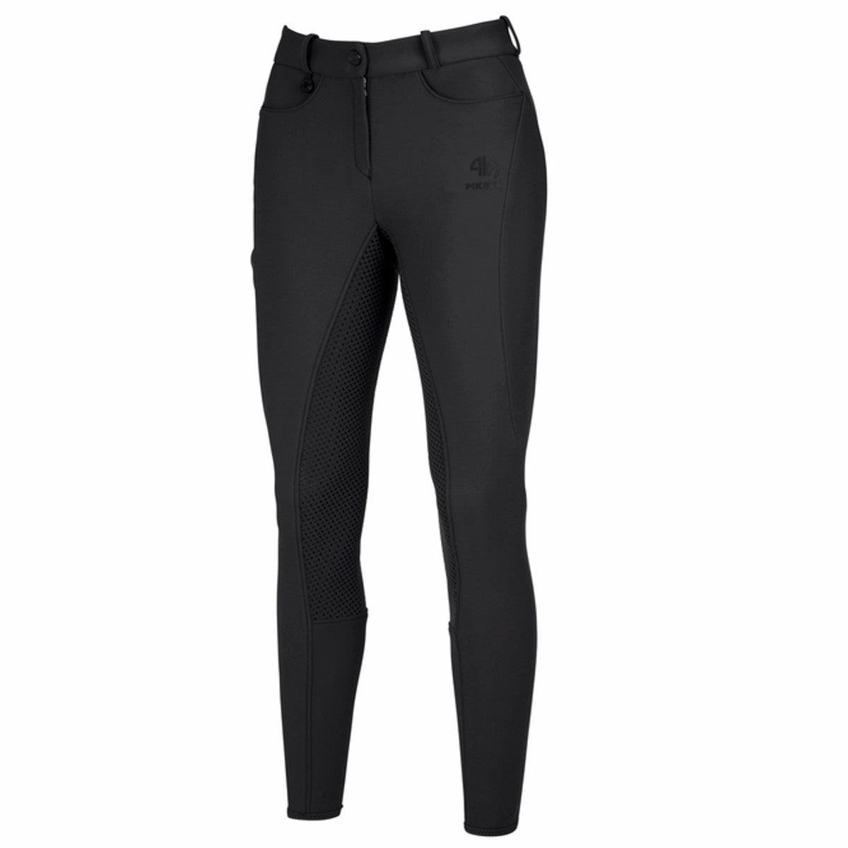 PIKEUR Reithose FULLGRIP MIDWAIST WINTER - Dark Shadow