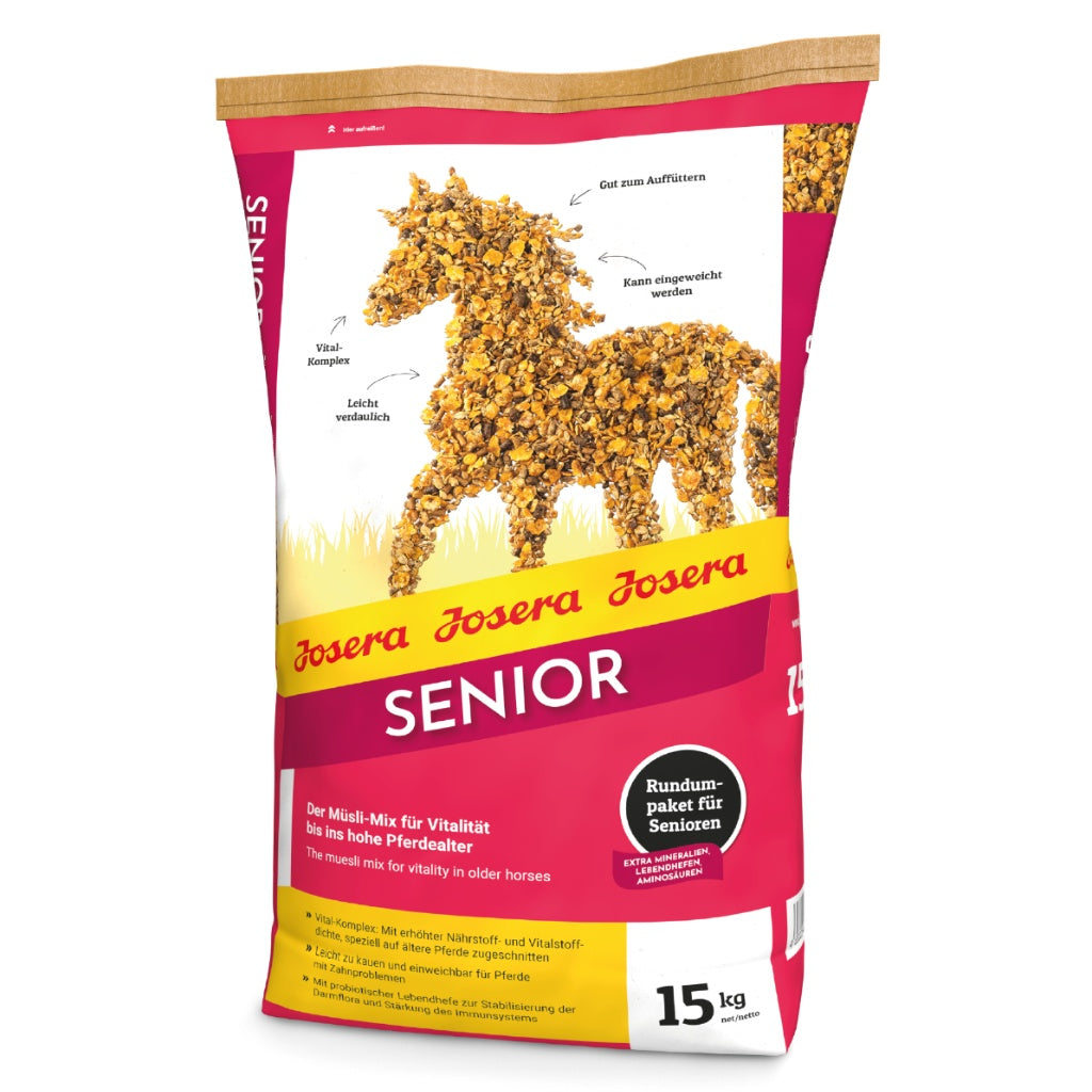 Josera Senior - Der Müsli-Mix für Vitalität bis ins hohe Pferdealter