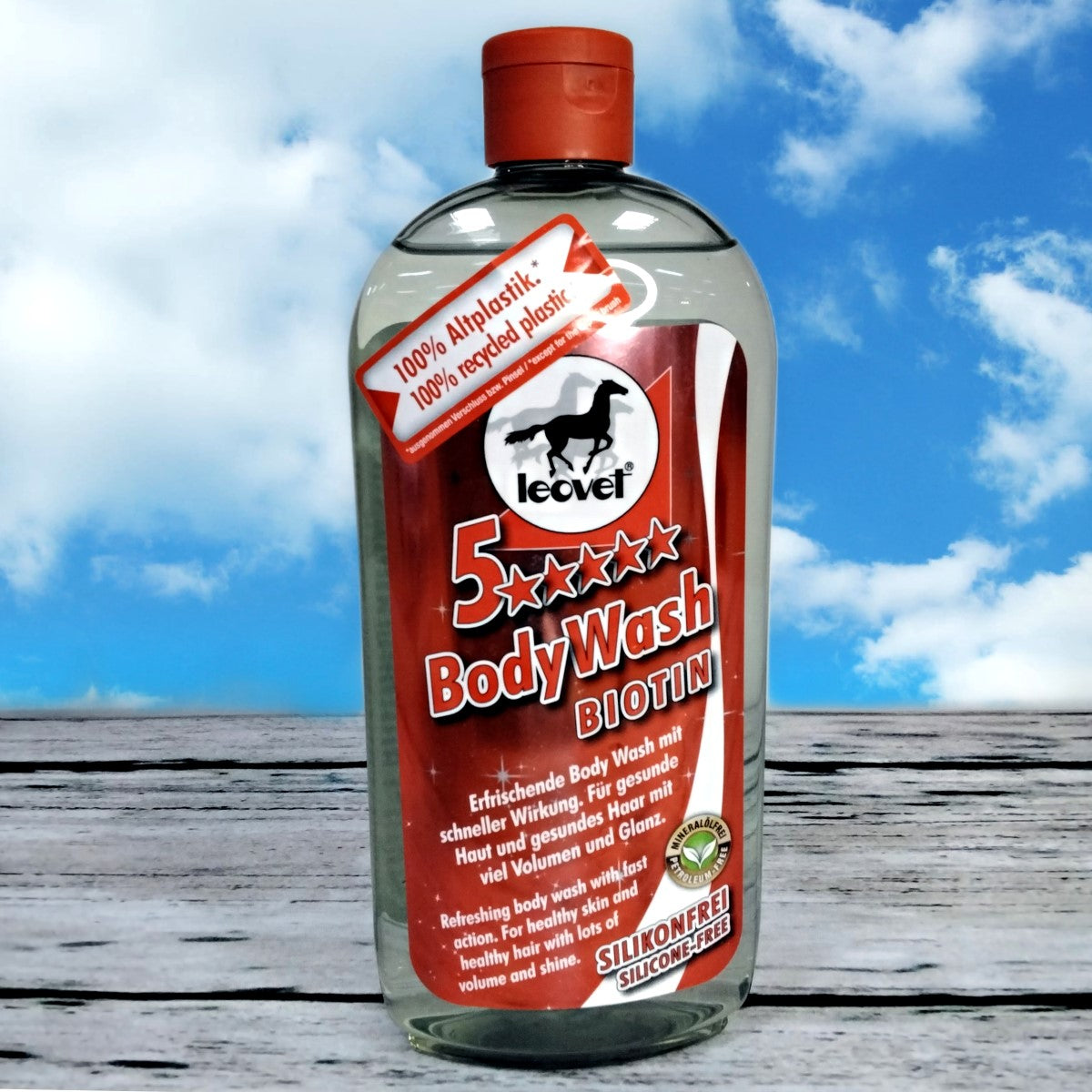 Leovet 5-Sterne Body Wash - milde & schnelle Reinigung, silikonfrei