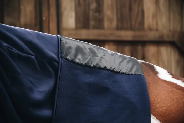 KENTUCKY Cooler Fleece Horse scarf - Navy