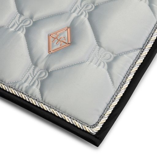 MRS. ROS - Charmer Dressage Saddle Pad - Oyster Grey