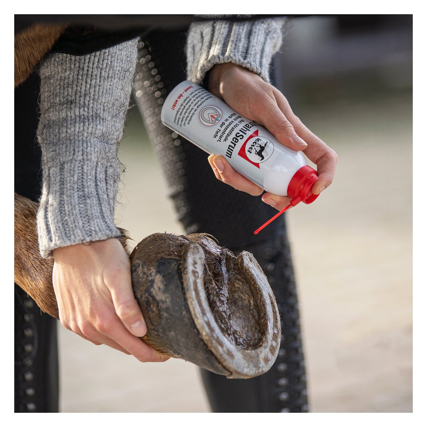 Leovet StrahlSerum Spray -Hufpflege bei Strahlfäule