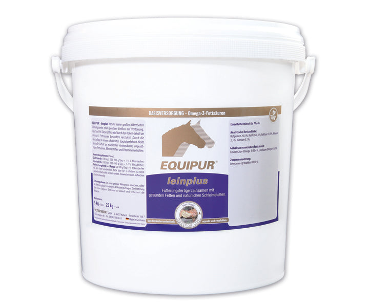 EQUIPUR leinplus 5 kg - fütterungsfertige Leinsamen gemahlen