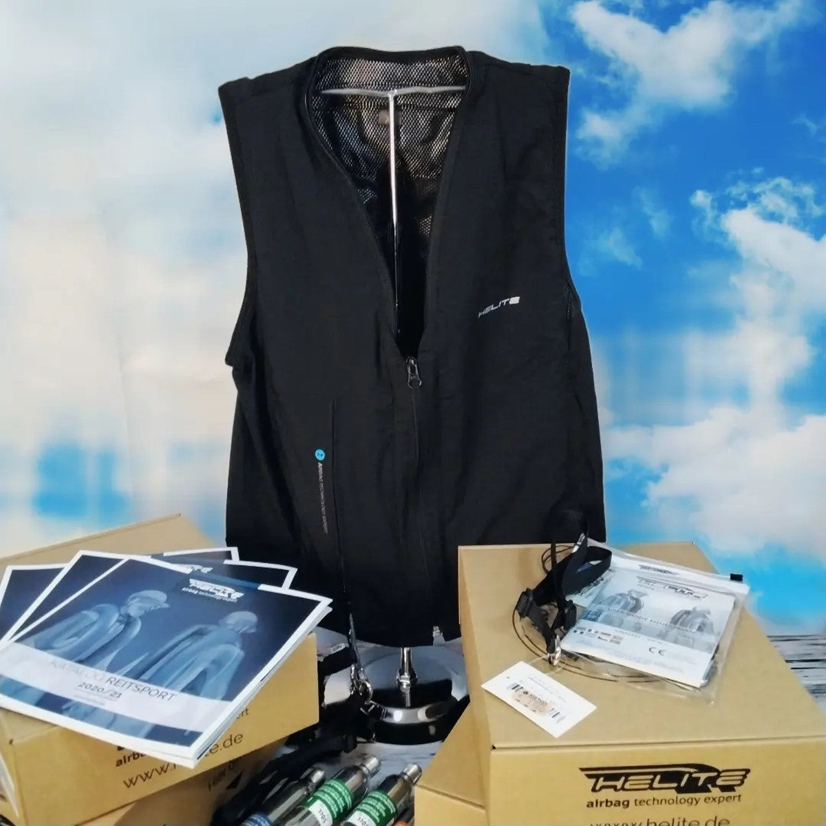 Helite Airbag Weste Zip'In 2.0