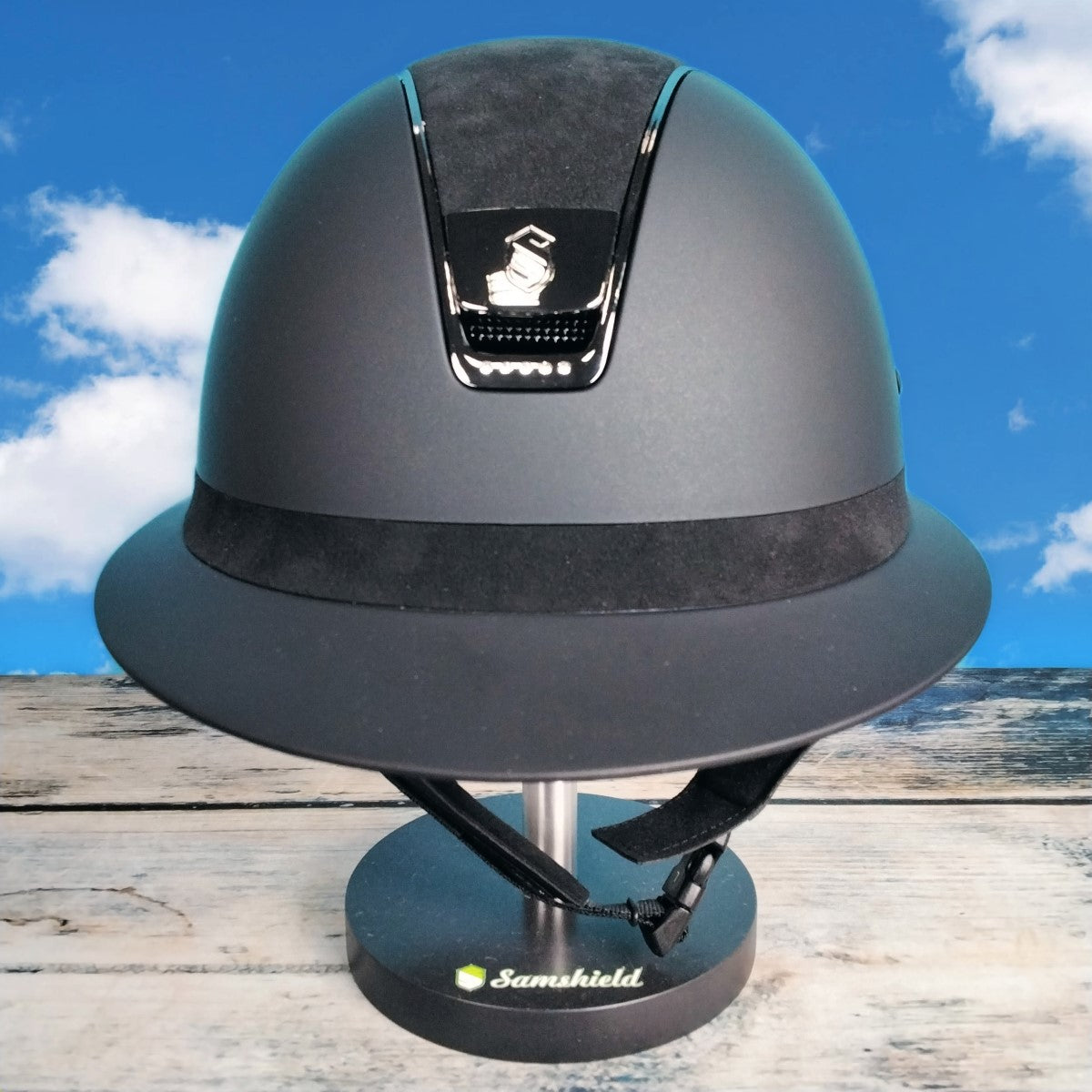 Samshield Reithelm MissShield "Shadowmatt" schwarz Größe L (57-61 cm)