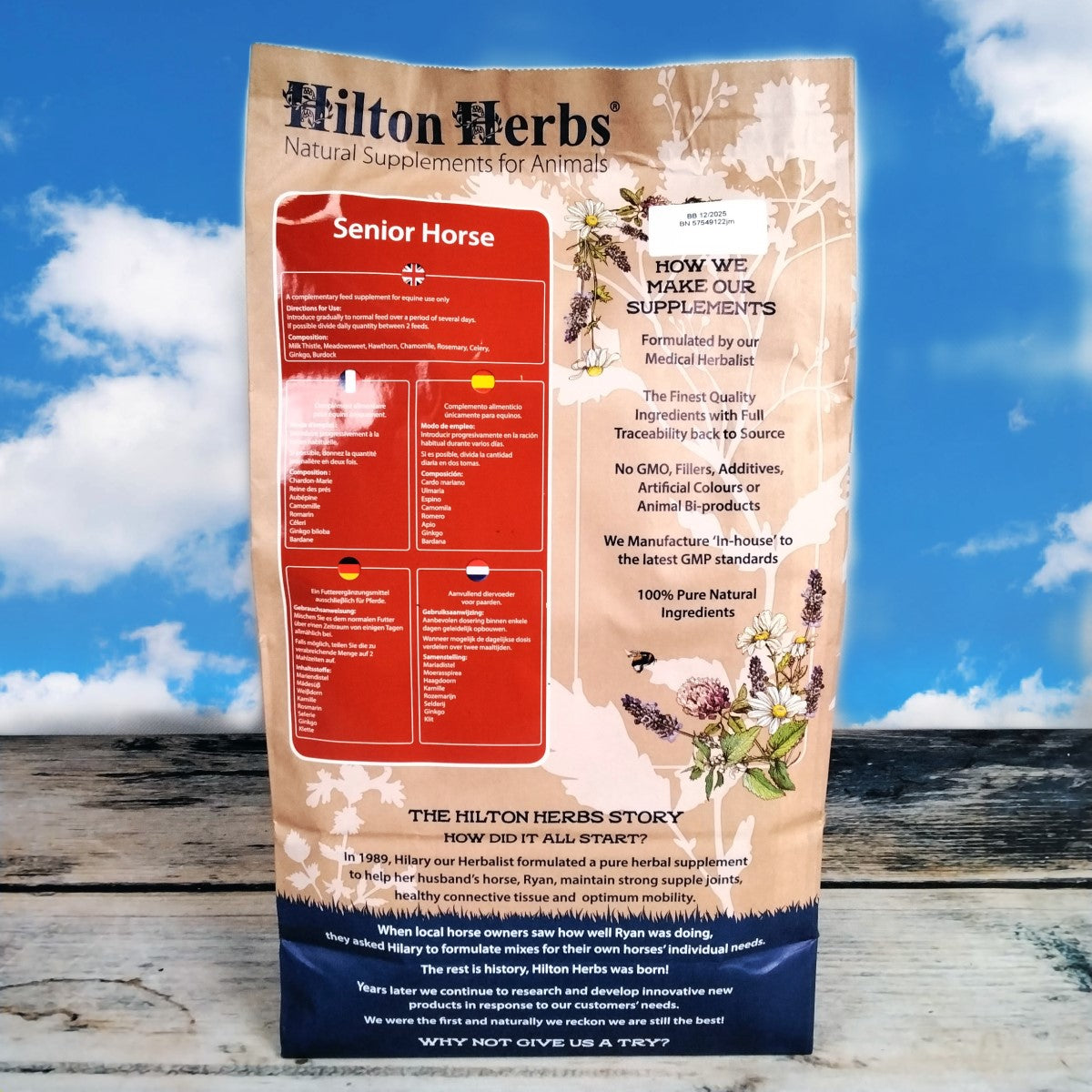 Hilton Herbs Senior Horse - Vitalität durch Kräuter für ältere Pferde