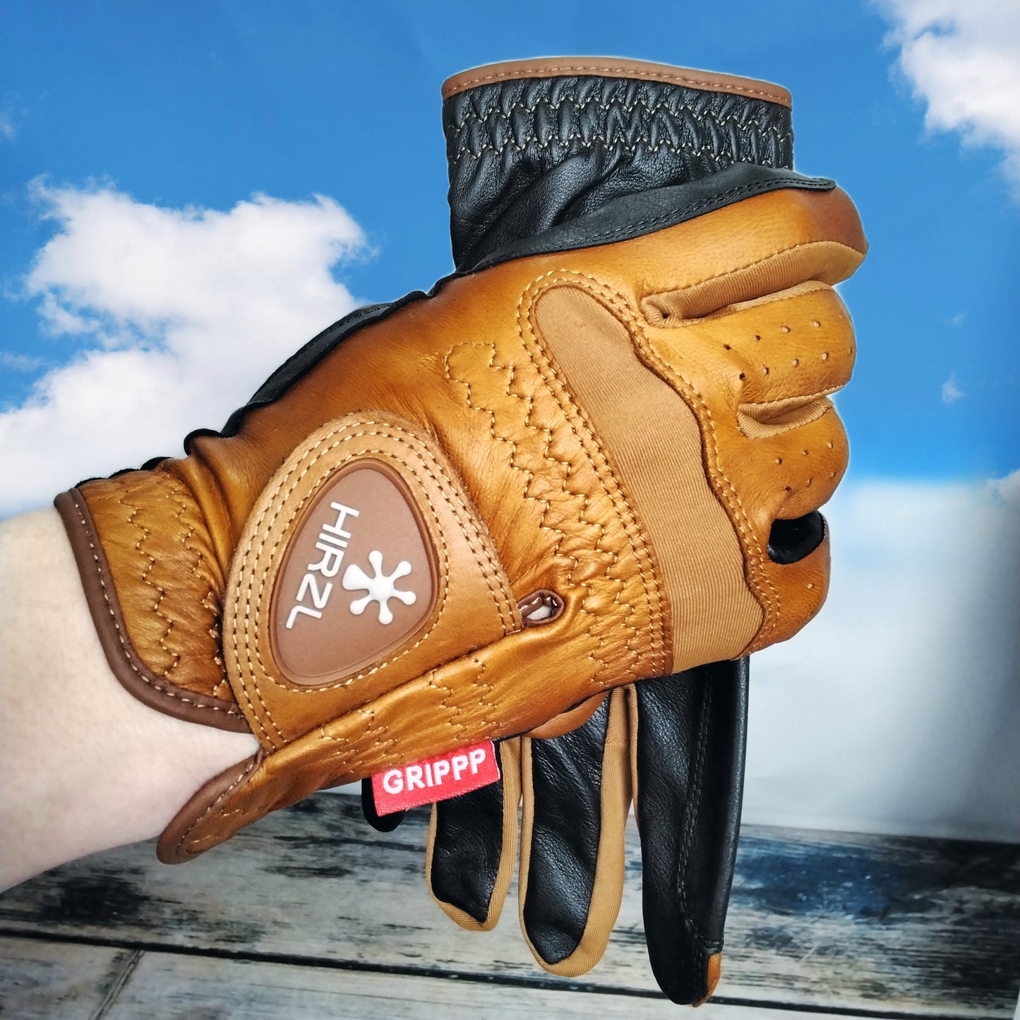 HIRZL High Performance Equestrian Gloves GRIPPP ELITE Brown